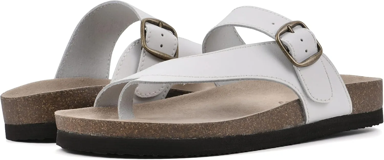 WHITE MOUNTAIN Carly Signature Comfort-Molded Footbed Sandal