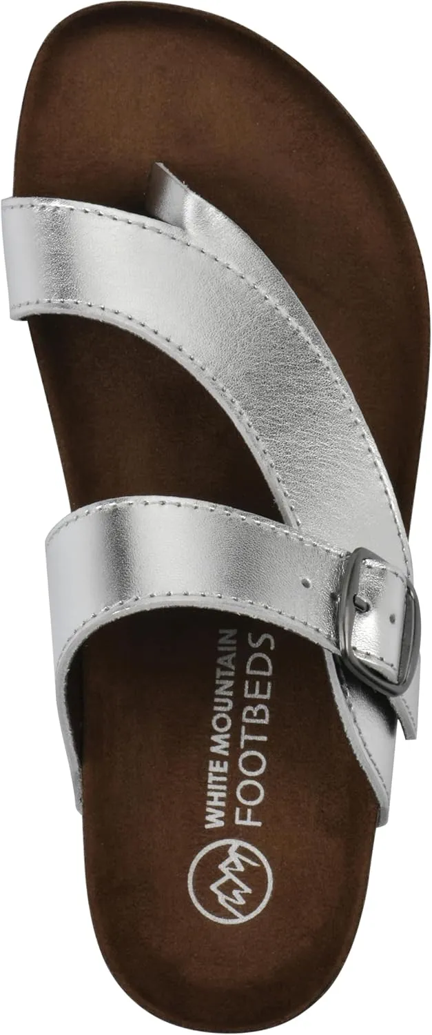 WHITE MOUNTAIN Women's Carly Flat Sandal