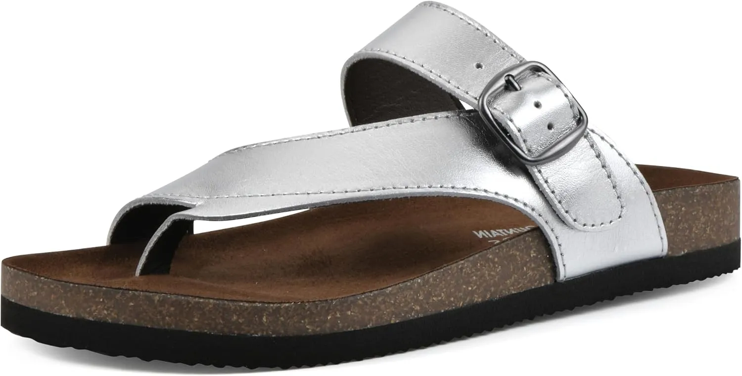 WHITE MOUNTAIN Women's Carly Flat Sandal