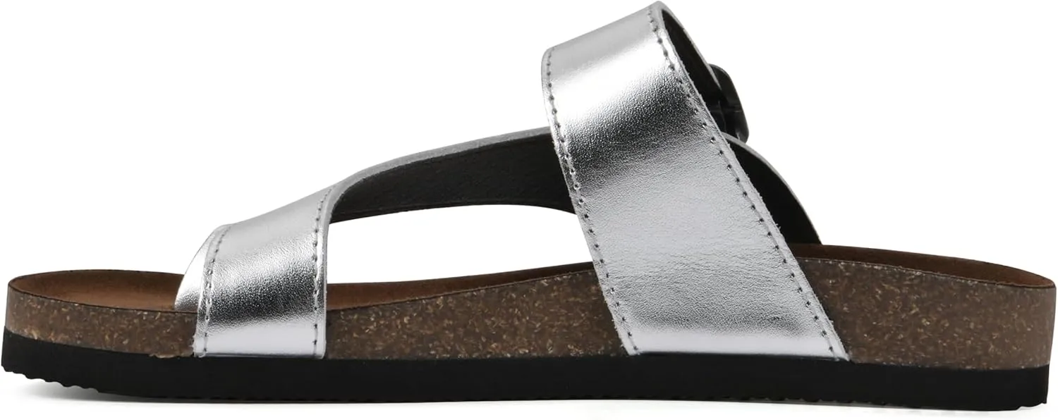 WHITE MOUNTAIN Women's Carly Flat Sandal