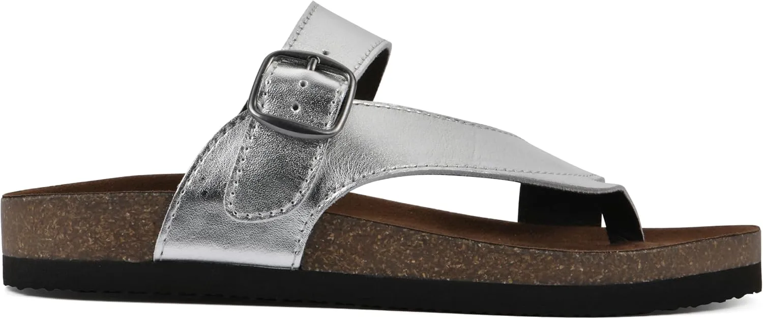 WHITE MOUNTAIN Women's Carly Flat Sandal