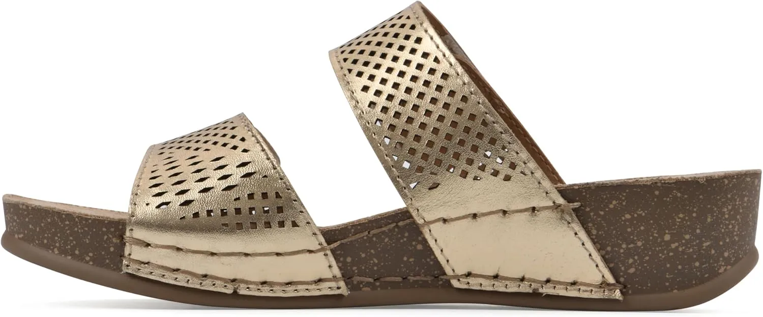 WHITE MOUNTAIN Women's Ferula Wedge Sandal