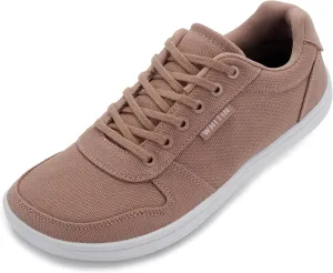 WHITIN Wide Toe Box Barefoot Sneakers for Women | Canvas Minimalist Shoes