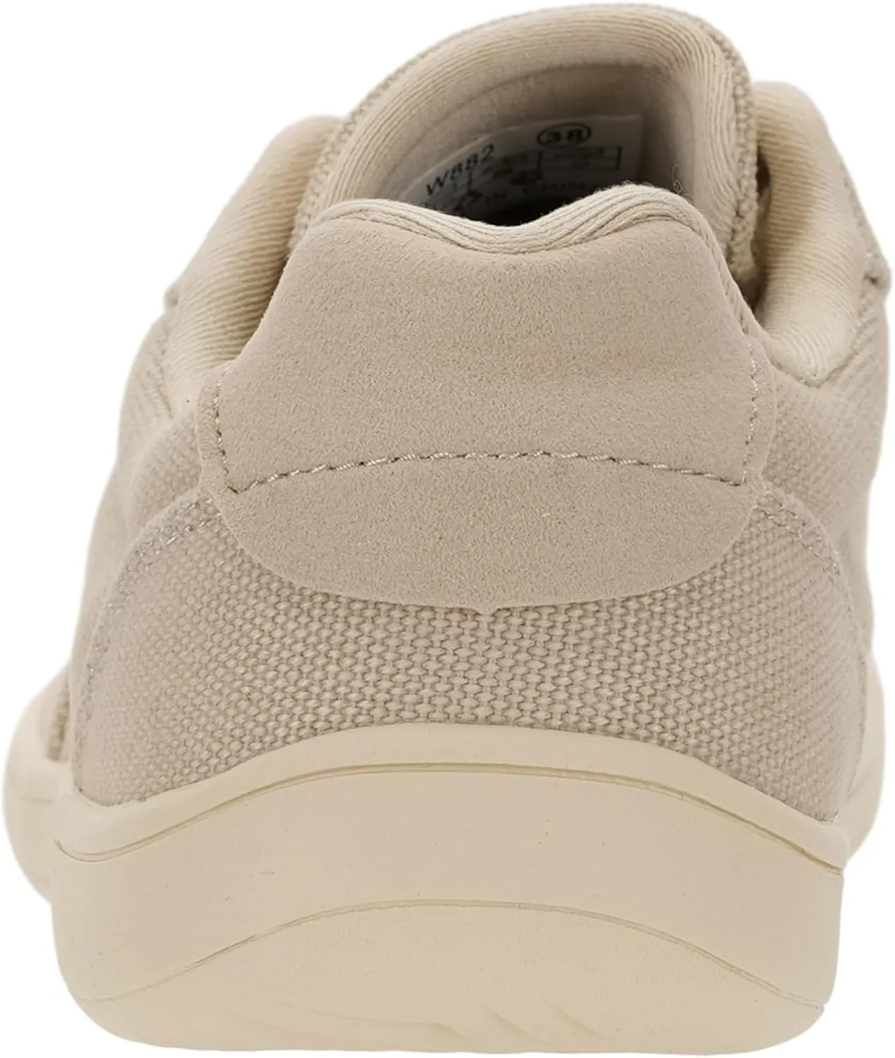 WHITIN Wide Toe Box Barefoot Sneakers for Women | Canvas Minimalist Shoes
