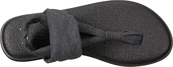 Wide assortment Sling Charcoal Ankle Sandals Cushioned On Sanuk Yoga Lightweight Slip Reliable customer care 2 Strap
