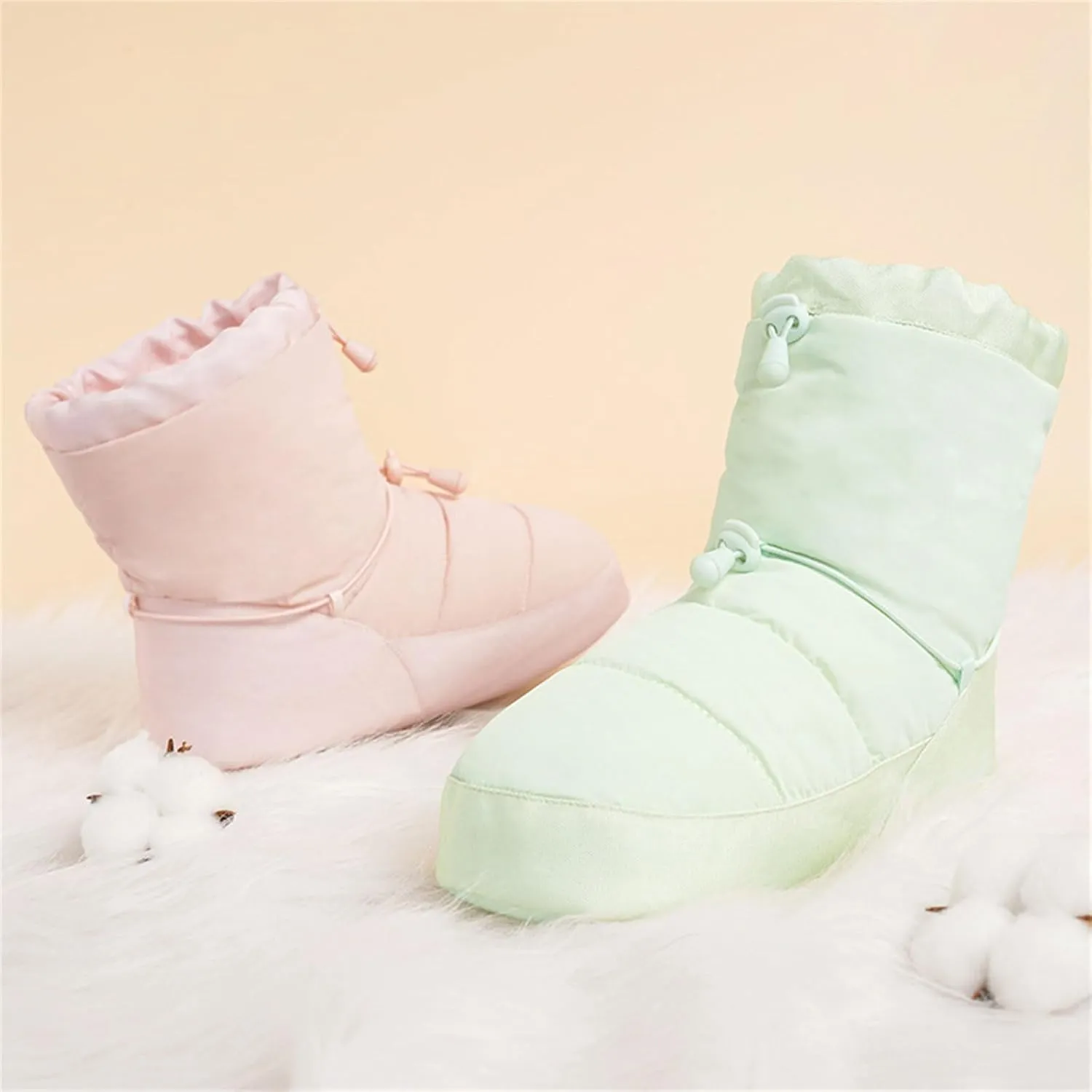 Winter Dance Boot Women Ballet Adult Warms Up Bootie Ankle Boot Dance Cotton Warm Nonslip Training