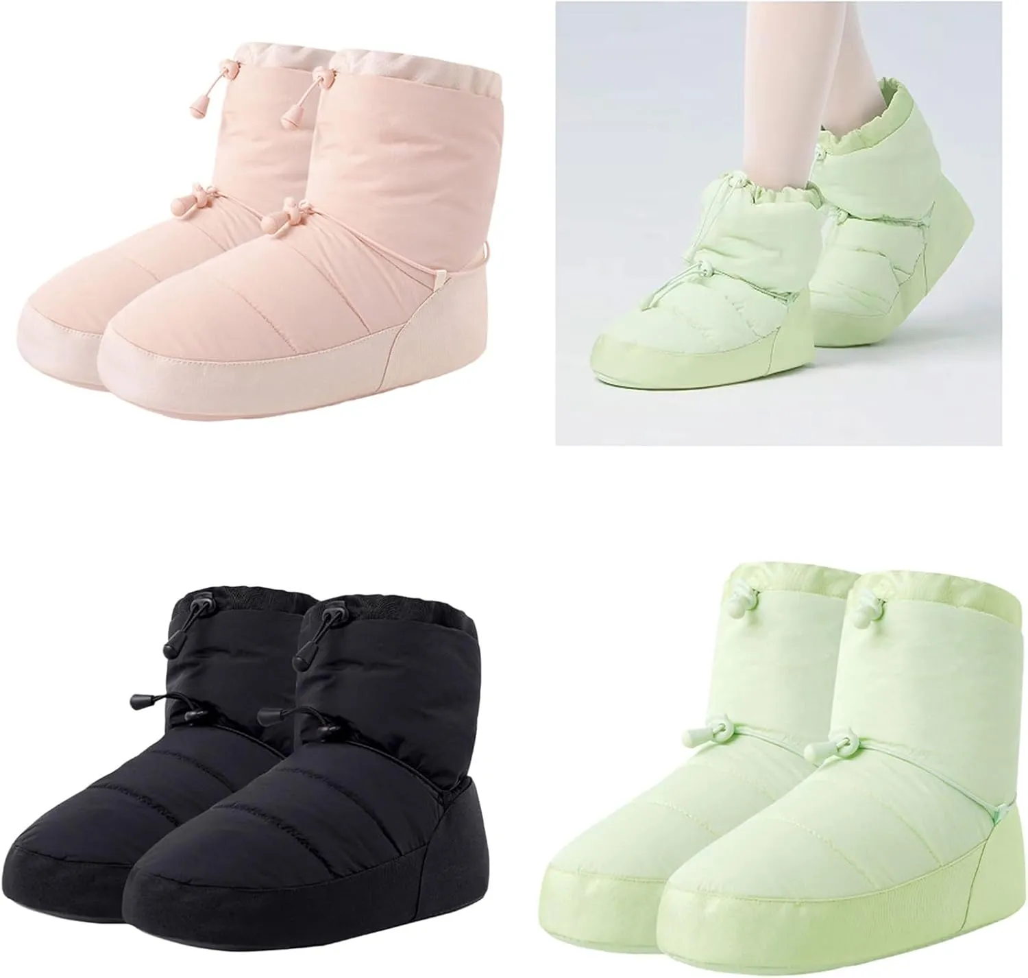 Winter Dance Boot Women Ballet Adult Warms Up Bootie Ankle Boot Dance Cotton Warm Nonslip Training