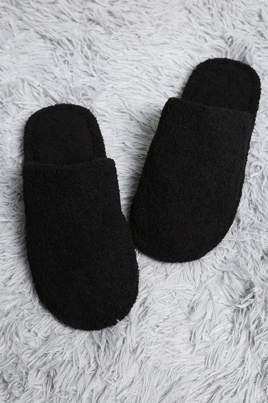 Winter Luxury Soft Solid Color Slipper
