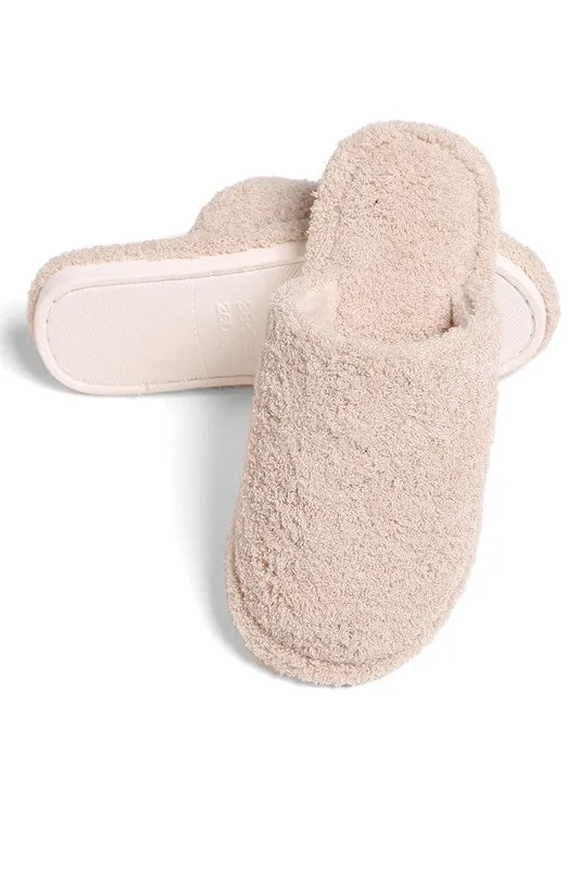 Winter Luxury Soft Solid Color Slipper