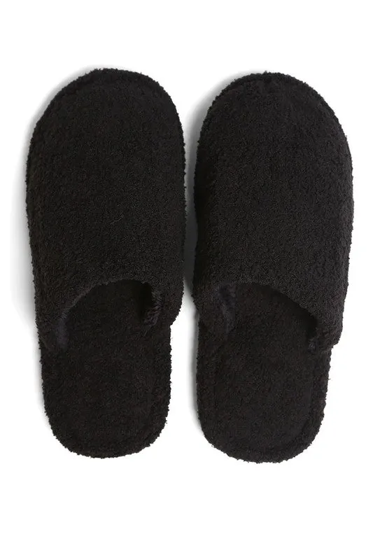 Winter Luxury Soft Solid Color Slipper