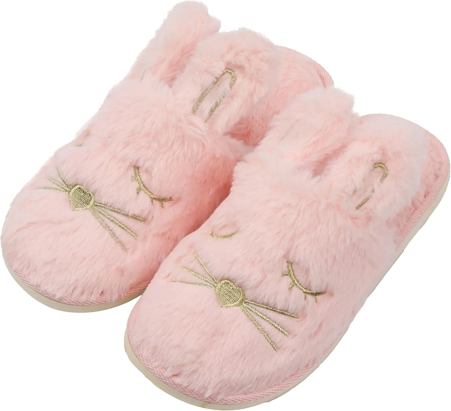 Women Bunny Animal Slippers Cute Soft House Shoes Cozy Memory Foam Bedroom Slippers Rabbit Christmas Gifts Indoor Outdoor