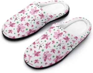 Women House Slippers Ladies Halloween Cotton Slippers Soft Memory Foam Clog Slipper Non-Slip Warm Indoor Outdoor Shoes