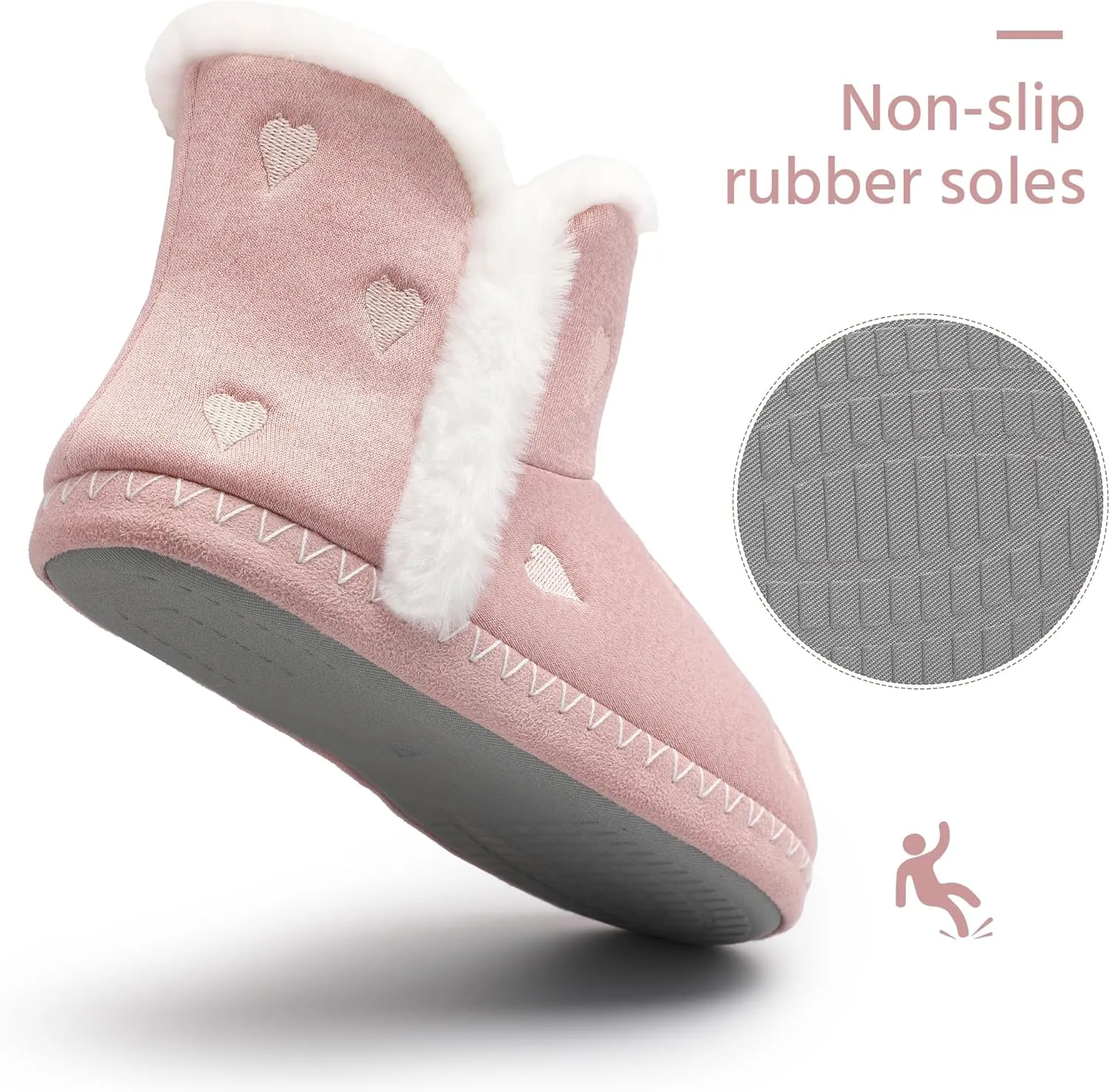Women Warm Slippers Memory Foam House Shoes