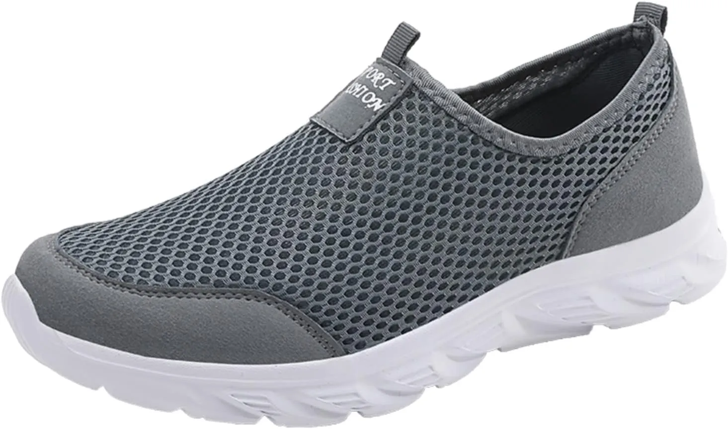 Women's Athletic Walking Shoes Slip On Casual Mesh Slip On Shoes Women Sports Ladies Casual Shoes Fashion Sneakers 2025 Brown Tennis Shoe Casual Loafers