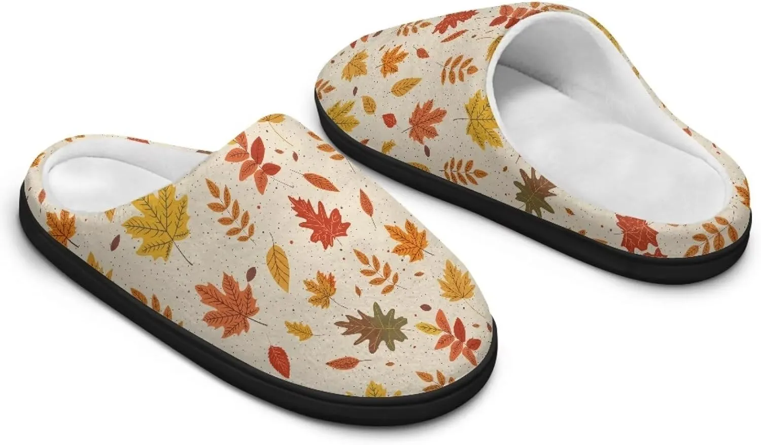 Women's Cotton Slipper Winter Warm Cozy Furry Fuzzy Home Slipper Non-Slip Outdoor Bedroom Slipper for Girls US 3-13