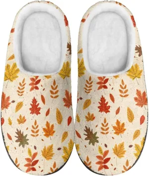 Women's Cotton Slipper Winter Warm Cozy Furry Fuzzy Home Slipper Non-Slip Outdoor Bedroom Slipper for Girls US 3-13