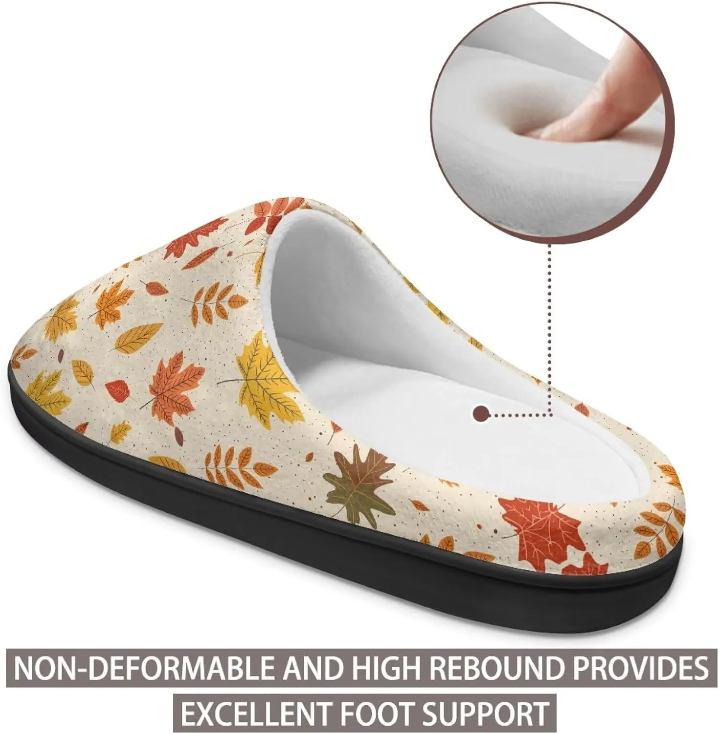 Women's Cotton Slipper Winter Warm Cozy Furry Fuzzy Home Slipper Non-Slip Outdoor Bedroom Slipper for Girls US 3-13