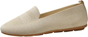 Womens Foldable Knit Penny Loafer Soft Flat Shoes Dressy Slip On Cute Driving Moccasins 2025 New Casual Work Office