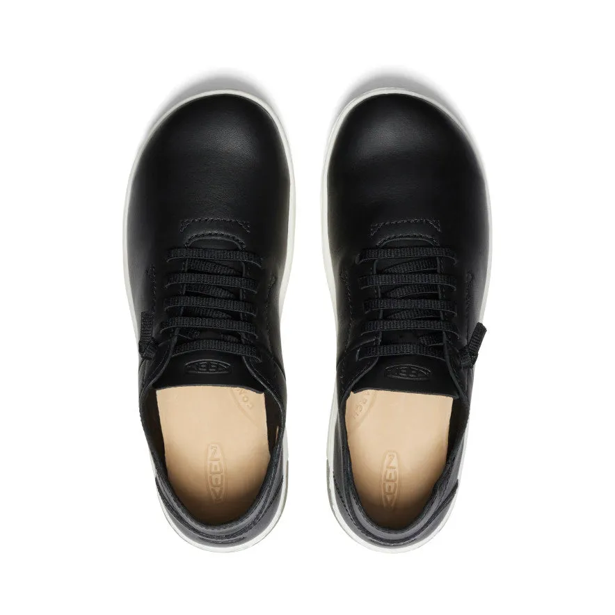 Women's KNX Unlined Leather Sneaker - Black/Star White