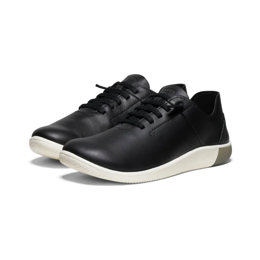 Women's KNX Unlined Leather Sneaker - Black/Star White