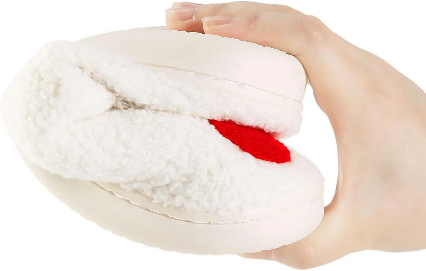 Women's Men's Funny Animal Slippers Cute Cartoon Plush Warm Comfy Couple Indoor Outdoor Home Shoes