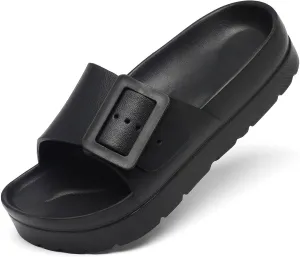 Women's Platform & Wedge Sandals with Arch Support for Woman Slides Comfort Lightweight Outdoor Slippers Ultra Cushion