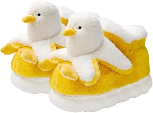 Women's Slippers Duck Slippers Animal Slippers Cute Slippers Plush Winter Home Cotton Slippers