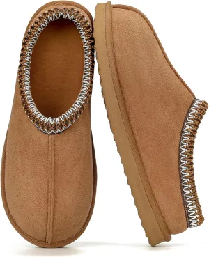 Women's Slippers Fuzzy Cozy Short Ankle Shoes Indoor and Outdoor Mules Furry Warm House Slippers for Woman Cute Fluffy Clogs