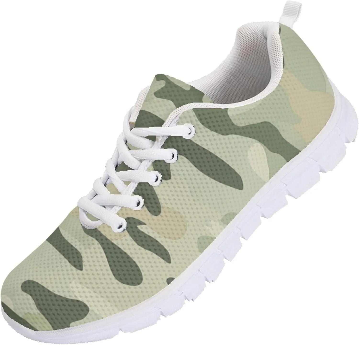 Womens Sports Shoes Trainer Running Causal Travel Sneaker Walking Low Heel Lace up Breathable Flexible Shoe