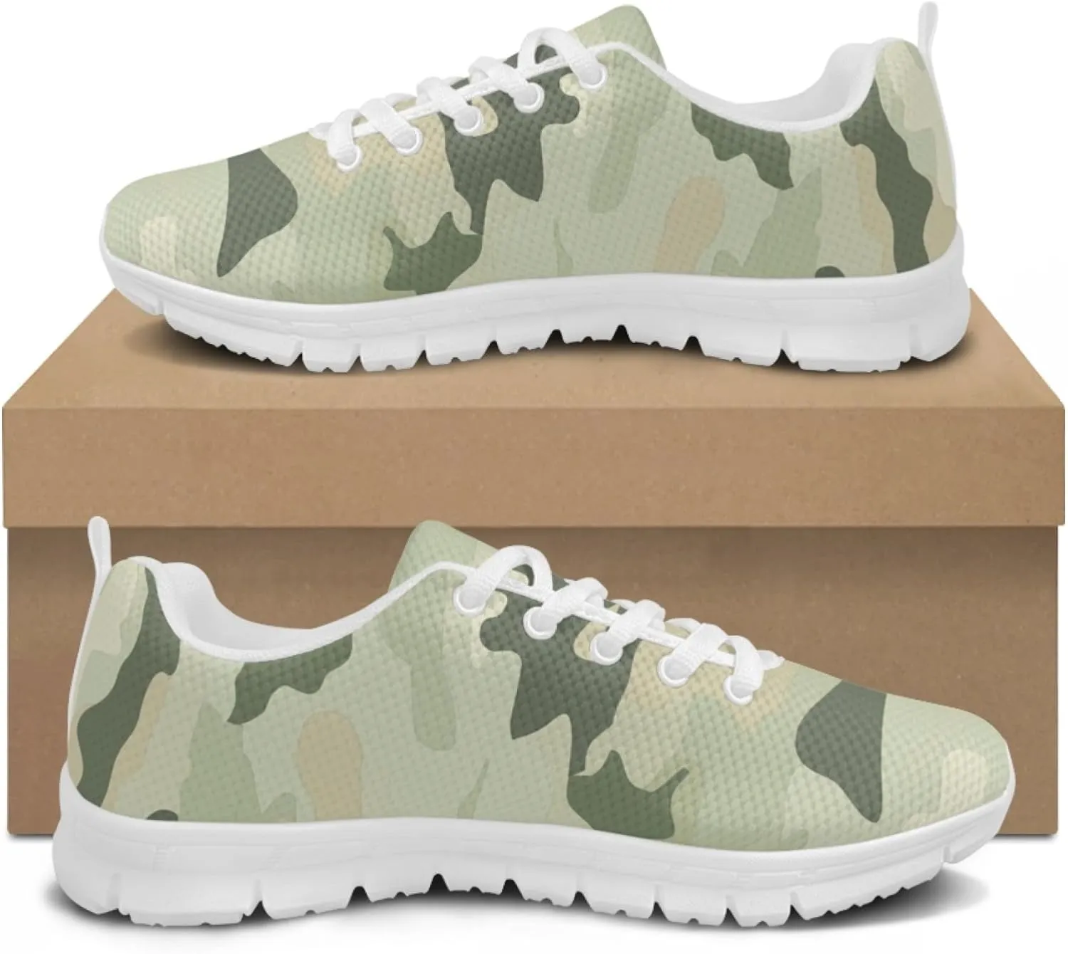 Womens Sports Shoes Trainer Running Causal Travel Sneaker Walking Low Heel Lace up Breathable Flexible Shoe