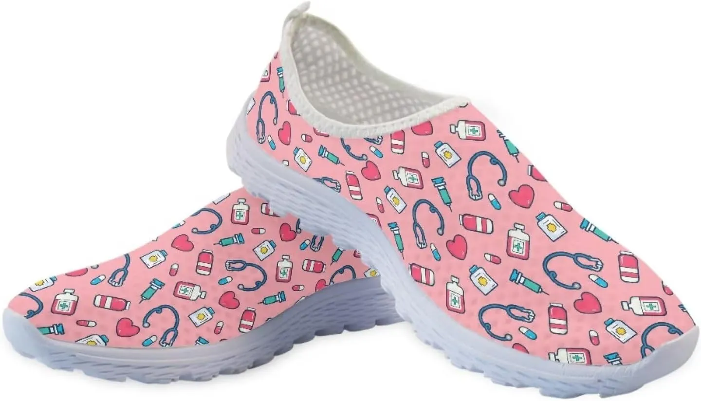 Womens Walking Shoes Casual Workout Running Sneakers Tennis Mesh Loafers