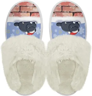 YEXIATODO Plush House Shoes Women Slippers Indoor Slipper for Winter Fuzzy Slippers for Men Unisex