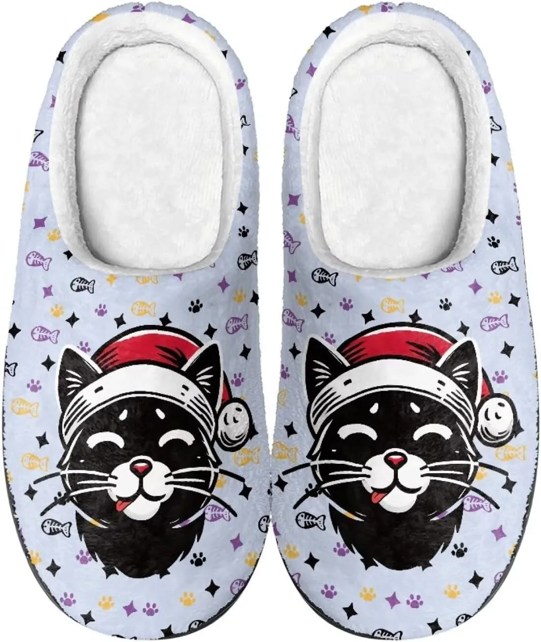 Yzaoxia Slippers for Women Size 5.5-12 Warm Cozy Bedroom Slippers Man Soft Plush House Slippers