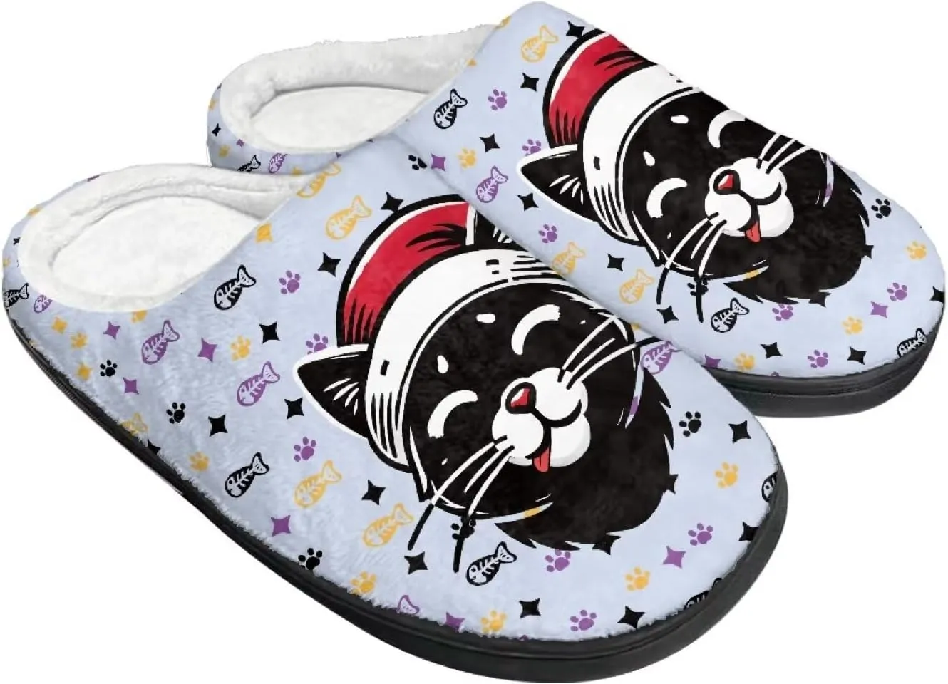 Yzaoxia Slippers for Women Size 5.5-12 Warm Cozy Bedroom Slippers Man Soft Plush House Slippers