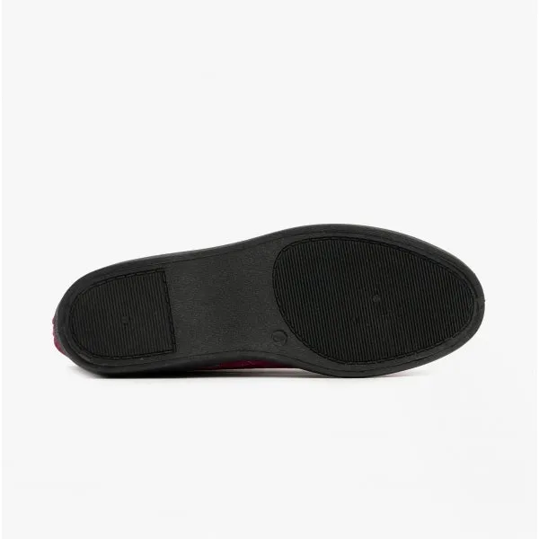 Zedzzz GERALDINE Womens Boot Slippers Wine