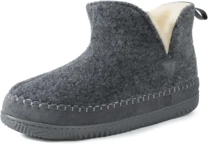 Zizor Women's Moccasin Bootie Slippers with Cosy Memory Foam, Ladies' Toasty Slip on House Shoes with Hard Outdoor Indoor Rubber Sole