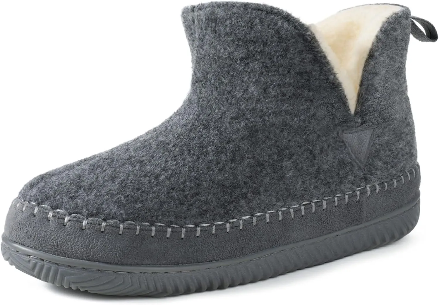 Zizor Women's Moccasin Bootie Slippers with Cosy Memory Foam, Ladies' Toasty Slip on House Shoes with Hard Outdoor Indoor Rubber Sole