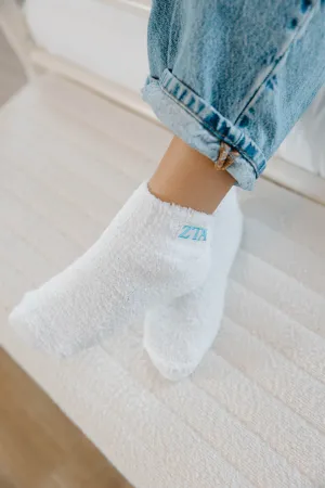 ZTA Fuzzy Slipper Socks